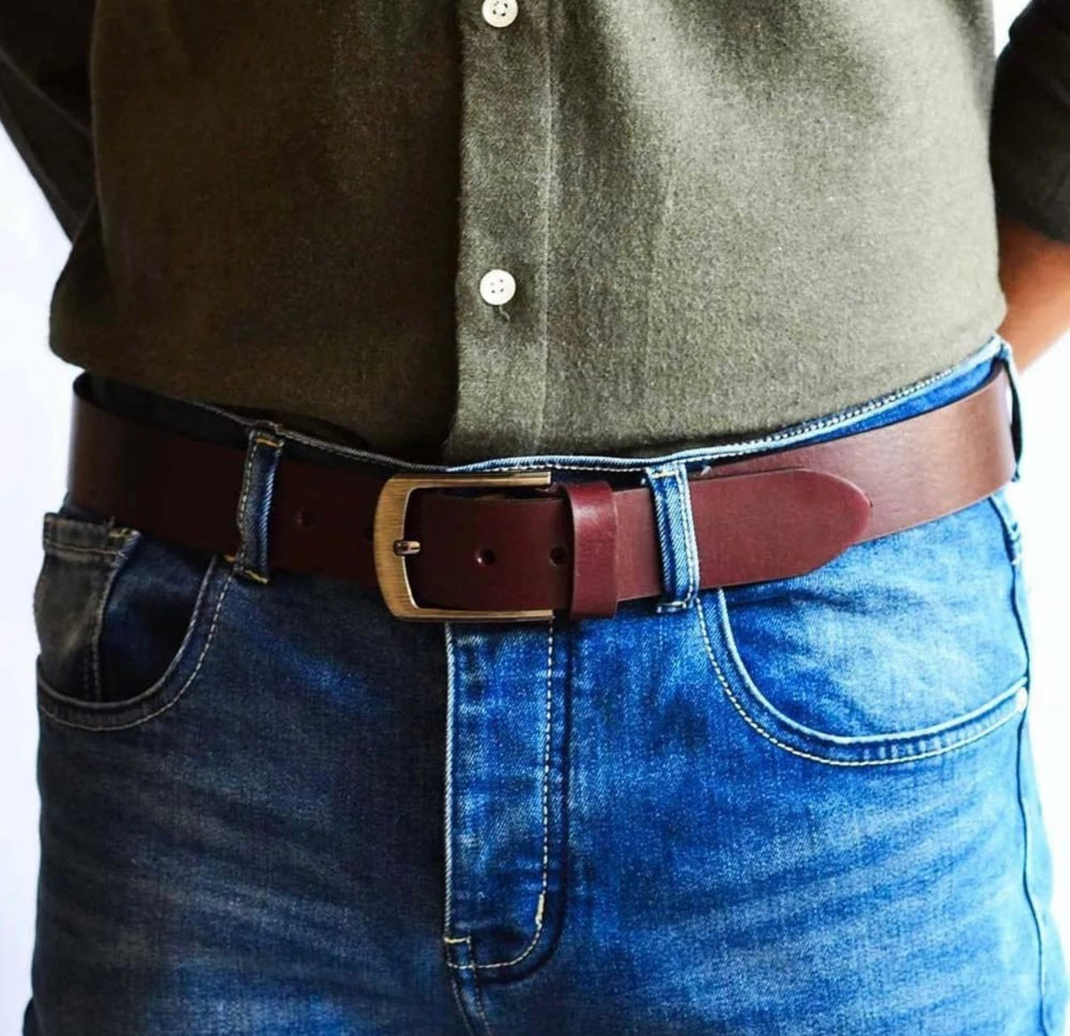 Royal Premium Leather Belt – Classic Brown