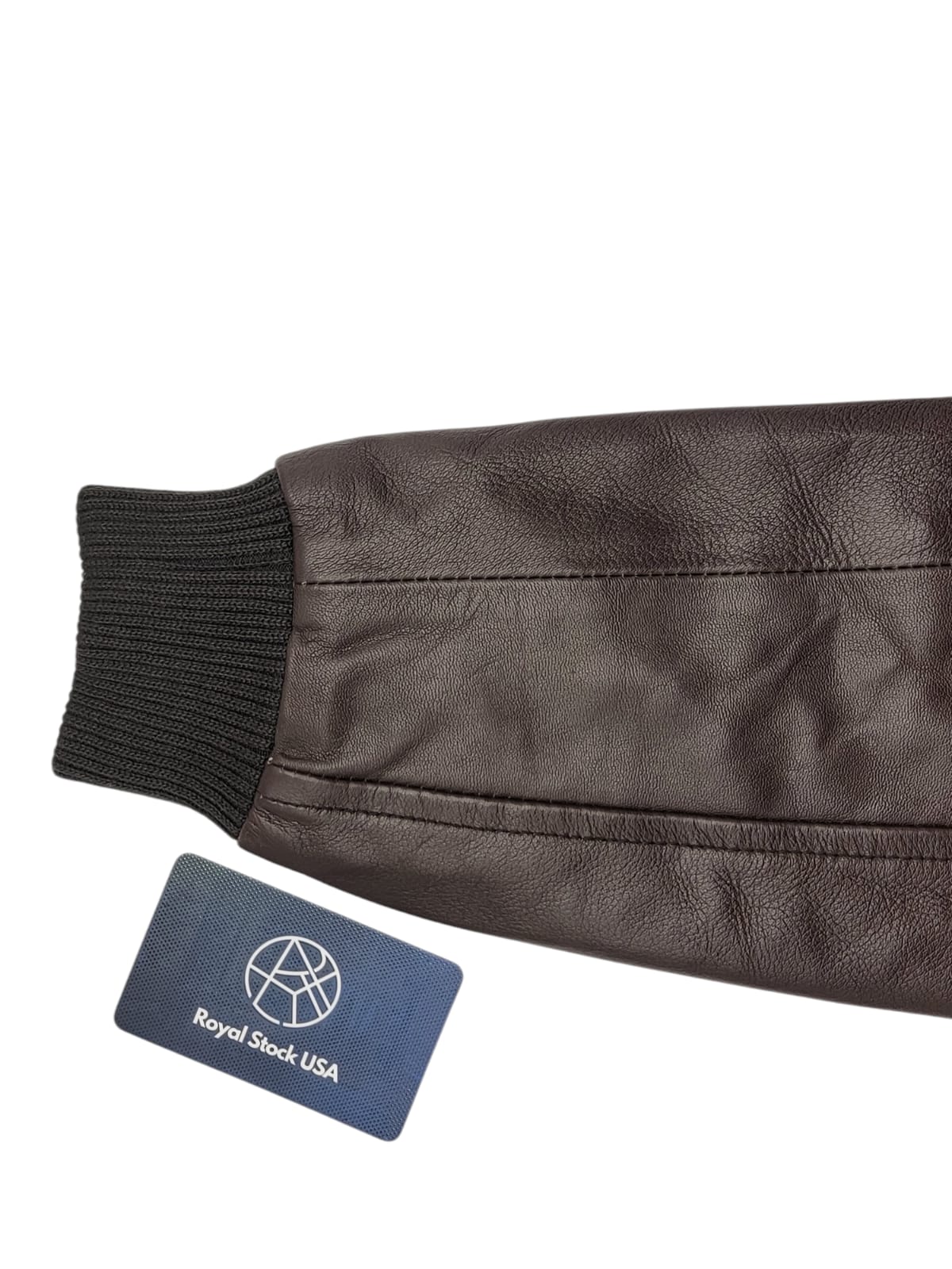 Royal 100% Genuine Leather Jacket for Unisex with 4 Pockets